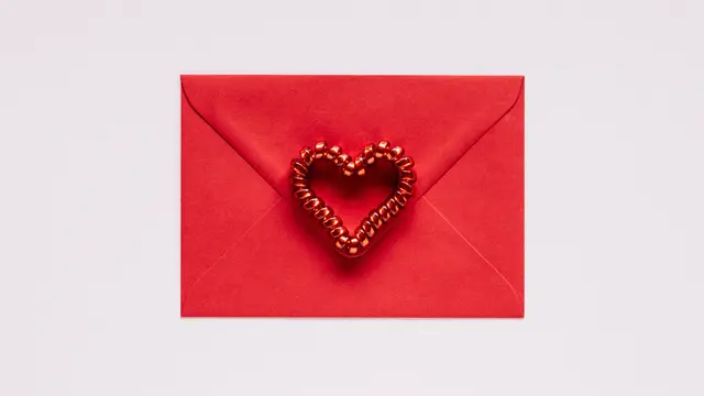 Ilustrasi surat cinta