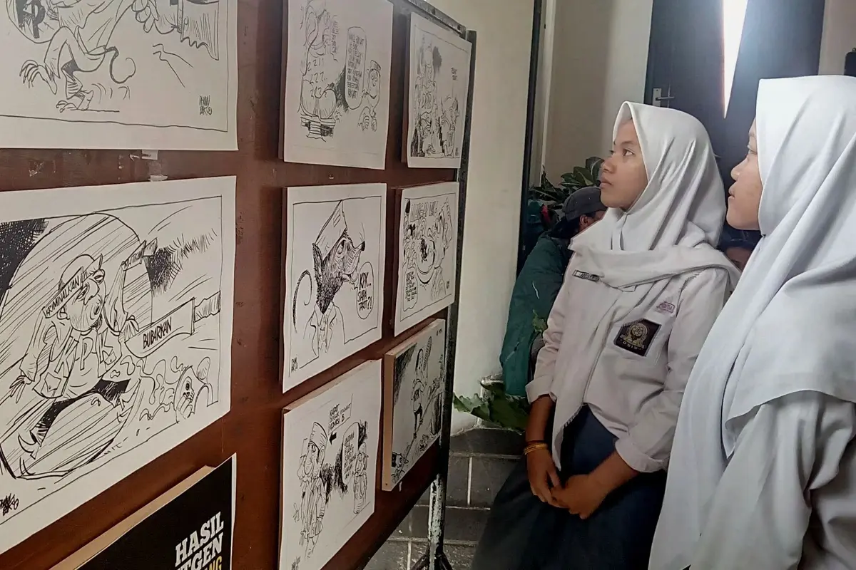 Pameran Kartun di Balai Kota Malang, Cara Kartunis Kritik Korupsi