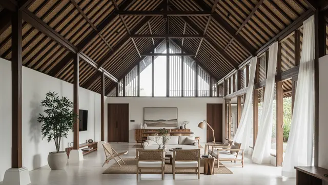 Desain Rumah Minimalis Atap Limasan Modern