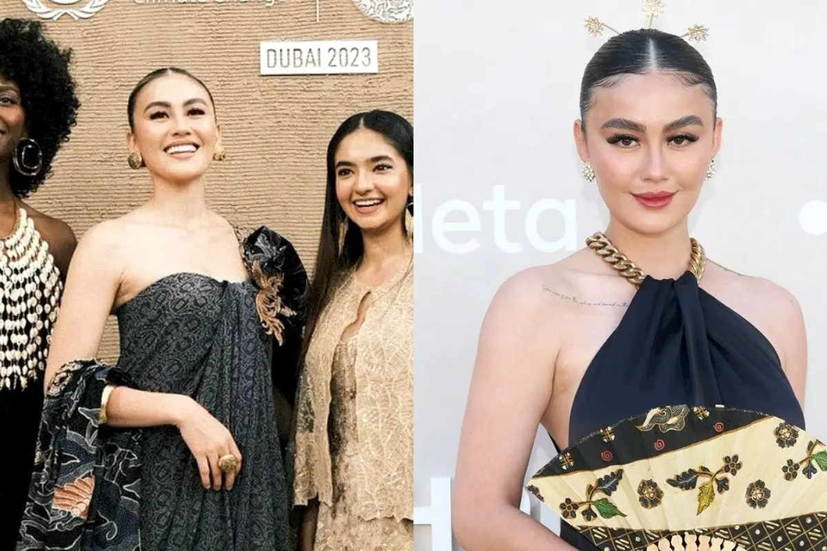 Karier Makin Mentereng, Penampilan Agnez Mo Bangga Kenakan Batik saat Hadiri Event Internasional