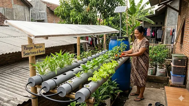 Ide Sistem Pangan Mandiri di Rumah dengan Modal di Bawah Rp 1 Juta
