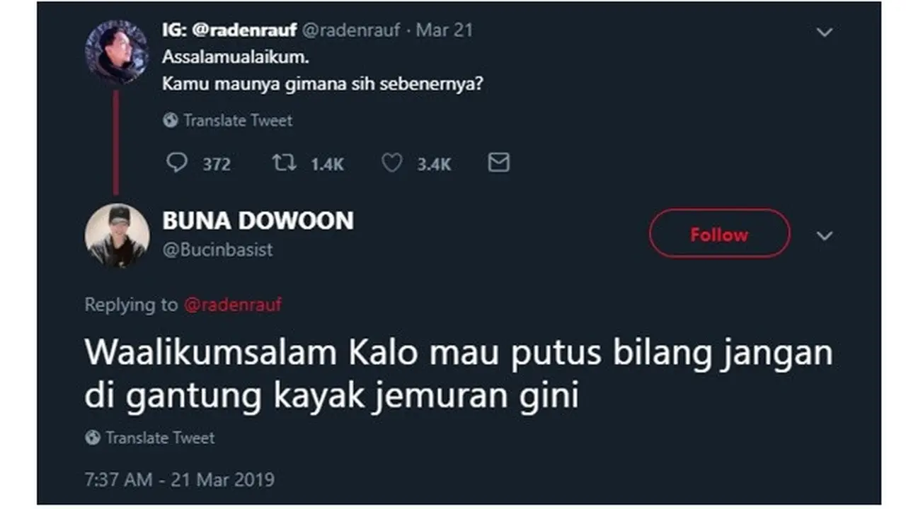 6 Respons Netizen Ditanya Maunya Gimana Ini Malah Bikin Baper