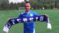 Persib Bandung mendatangkan striker asal Brasil, Aron da Silva. (LIputan6.com/Okan Firdaus)