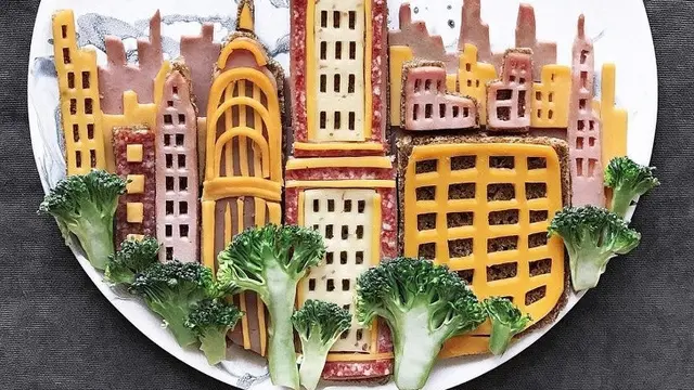 Seniman Bikin Karya dari Makanan, Ini 7 Potretnya yang Mengagumkan