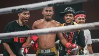 Foto: Nelson Julianto Menang TKO atas Kallens Barthez di Byon Madness Vol. 4