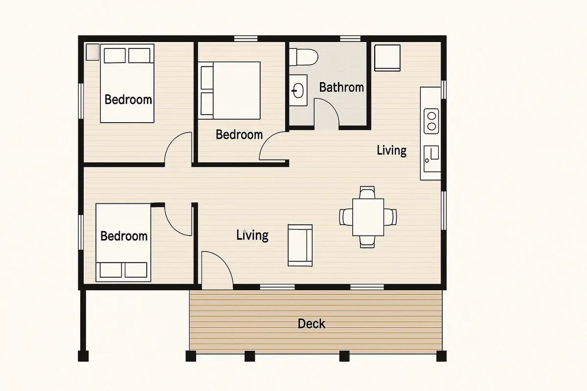 5 Desain Rumah Sederhana 3 Kamar Tidur Minimalis Cantik untuk Hunian di Kampung