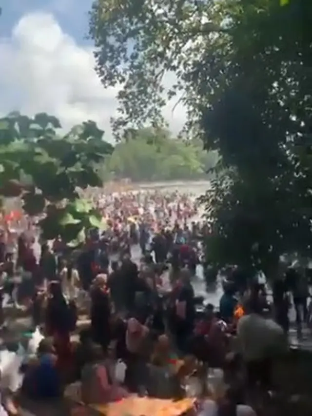 Viral Video Pantai di Pangandaran Diserbu Ribuan Pengunjung, Akhirnya Ditutup