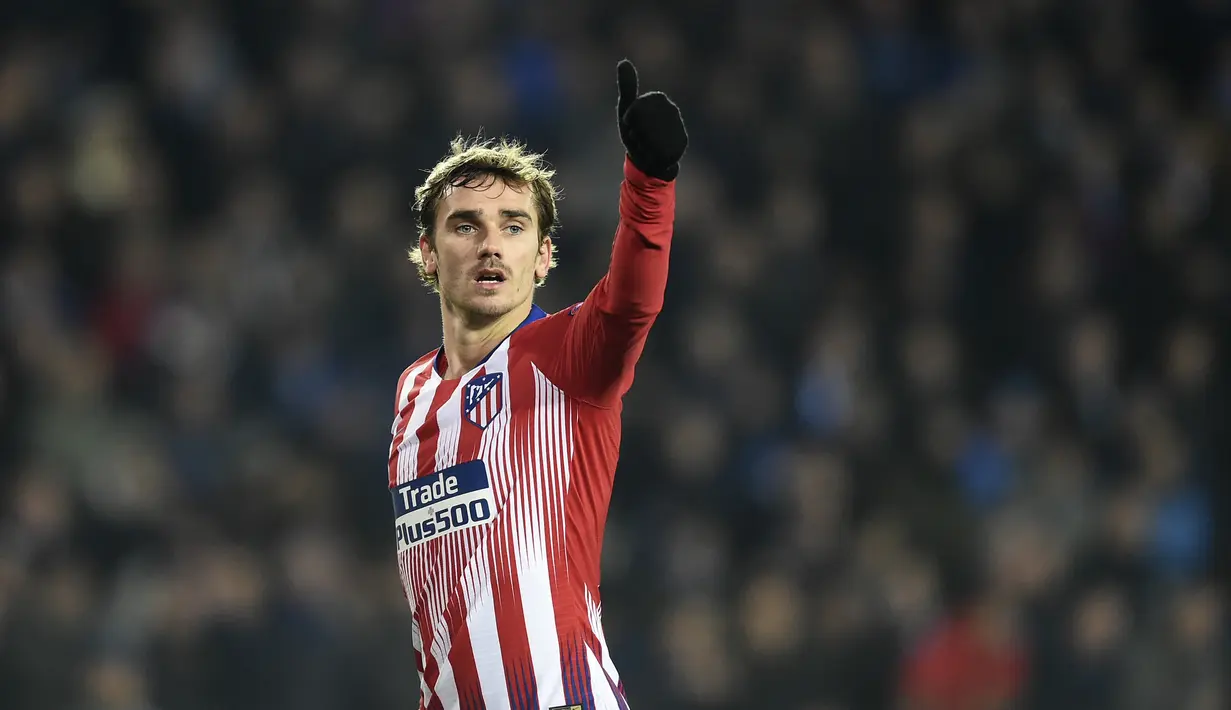 7. Antoine Griezmann (Atletico Madrid) - 8 gol dan 4 assist (AFP/John Thys)