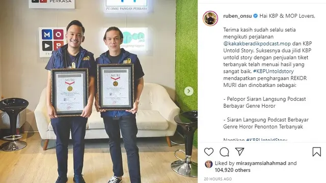 Ruben Onsu - Jordi Onsu (Foto: Instagram/@ruben_onsu)