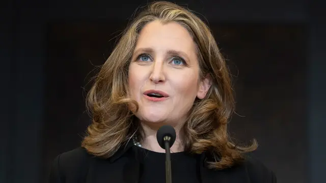 Chrystia Freeland, Menkeu Perempuan Pertama Kanada