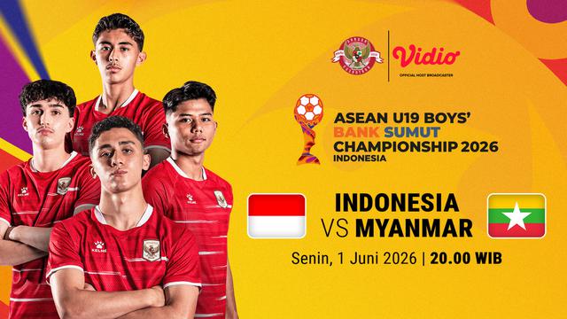 Indonesia vs Myanmar: ASEAN U19 Boys Championship 2026