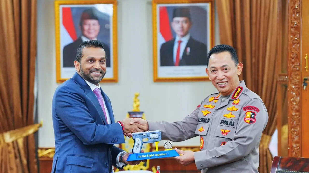 Kapolri Bertemu Direktur FBI Kash Patel