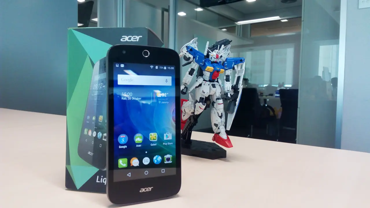 Acer Liquid Z320, Ponsel Android Untuk Aktivitas Ibu dan Anak