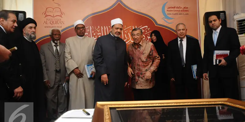 Grand Sheikh Al Azhar Mesir, Ahmed Al-Thayyeb Kunjungi Pusat Studi Al-Quran