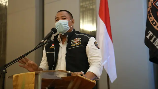 Tony Wahyudi terpilih aklamasi sebagai Harley Davidson Club Indonesia (HDCI) Jawa Timur 2022-2025. (Dian Kurniawan/Liputan6.com)