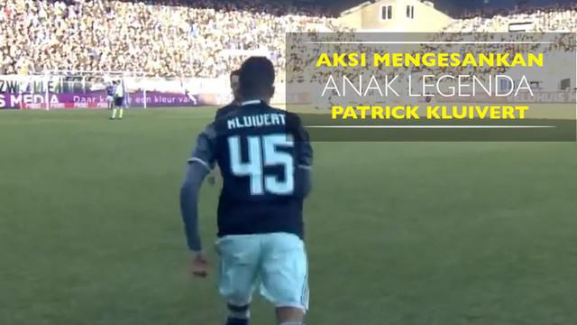 Berita video aksi mengesankan anak legenda Barcelona, Patrick Kluivert, Justin saat lakoni laga debut di Eredivisie bersama Ajax.