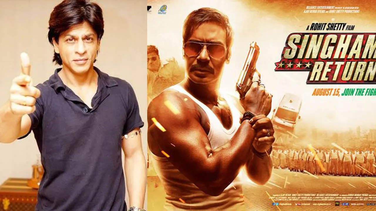 Shahrukh Khan Doakan Kesuksesan Ajay Devgn dan Singham 2