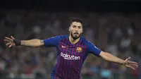 Jadi Penyelamat Barcelona, Suarez Samai Rekor Gol Forlan