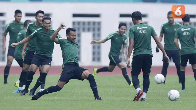 Piala AFF 2018 : Latihan Timnas Indonesia