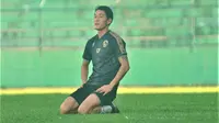 Gelandang Arema FC asal Korea Selatan, Oh In-kyun. (Bola.com/Iwan Setiawan)