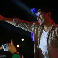 Musikimia saat tampil di Jakarta Fair. (Foto: Deki Prayoga/Bintang.com)