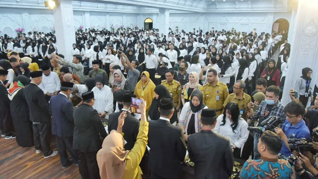 Pelaantikan Pengawas TPS di Sulawesi Tenggara, Senin (22/4/2024).
