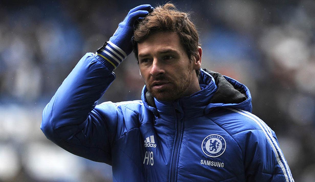 10. Andre Villas-Boas (2011-2012), 47.5% - Latar belakang yang mirip Mourinho, membuat Abramovich tertarik mendatangkannya. Namun Villas-Boas gagal dan menjadi pelatih Chelsea dengan persentase kemenangan terendah di era Abramovich. (AFP/Carl Court)