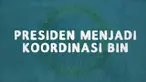 Jokowi resmi menandatangani Peraturan Presiden Nomor 73 Tahun 2020 tentang kementerian koordinator bidang politik, hukum dan keamanan (Kemenko Polhukam). Sehingga BIN tidak lagi dinawah menkopolhukam, tapi dibawah koordinasi langsung presiden.