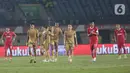 Memasuki babak kedua, Dewa United langsung tampil menekan. (Liputan6.com/Helmi Fithriansyah)