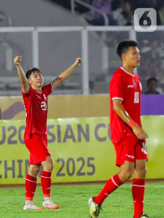 Timnas Indonesia U-20 berhasil memastikan tiket ke Piala Asia U-20 2025 usai menahan imbang Yaman di kualifikasi Piala Asia U-20 grup F. (Liputan6.com/Angga Yuniar)