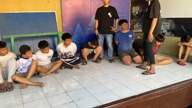 Penangkapan anggota geng motor di Makassar