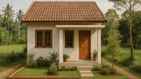 Desain Rumah Sederhana Minimalis 6x9 Meter di Desa (created by AI)