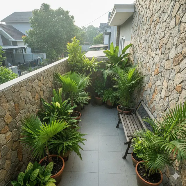 Desain Teras Rumah 1 Meter