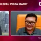 Ismail Fami saat memberikan pemaparan tentang 'Pemilu 2024, Pesta Siapa?' dalam acara Obrolan Balkon yang diselenggarakan oleh Liputan6.com (Dok. Liputan6.com)