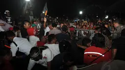 Peristiwa tersebut terjadi saat Jokowi melakukan kampanye di Indramayu, Jawa Barat, Selasa (16/06/14) (Liputan6.com/Herman Zakharia)