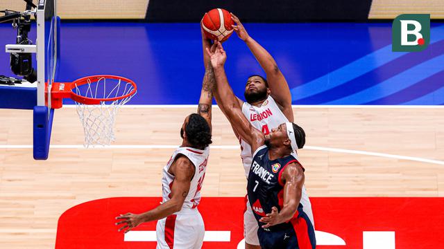 Timnas Basket Lebanon vs Prancis - Piala Dunia FIBA 2023