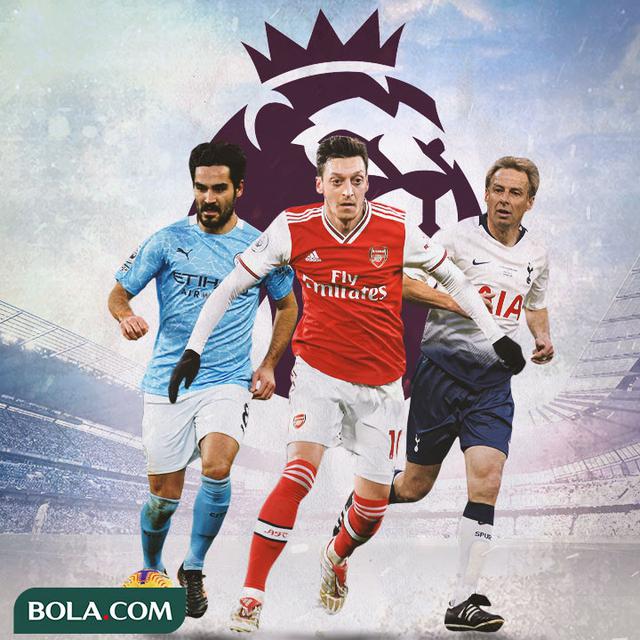 Premier League - Ilkay Gundogan, Mesut Ozil, Jurgen Klinsmann
