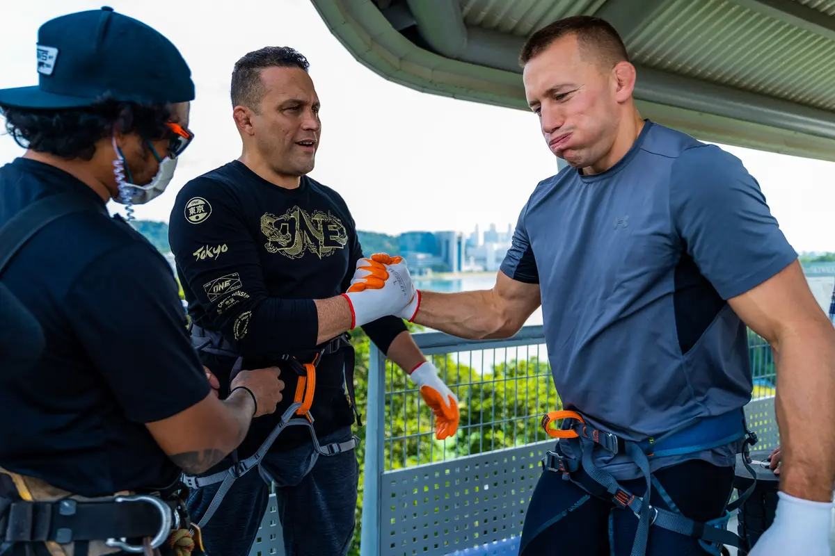 Georges St-Pierre dan Renzo Gracie