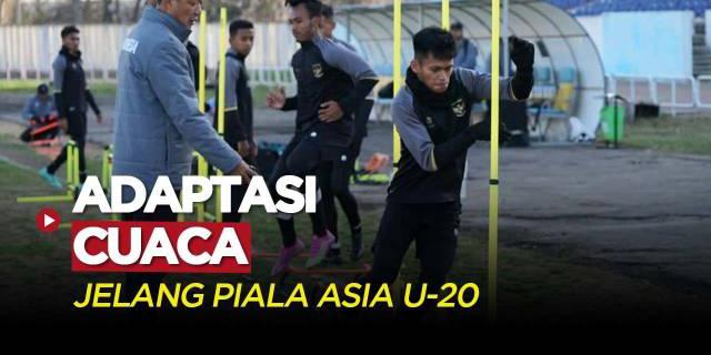 VIDEO: Gelar Latihan, Timnas Indonesia U-20 Fokus Adaptasi Cuaca Jelang Piala Asia U-20