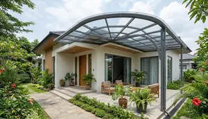 6 Model Kanopi Transparan untuk Teras Rumah, Solusi Teduh Tanpa Kesan Gelap