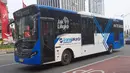 Restu Ibu menyediakan lima unit untuk armada Transjakarta. Bus ini menjadi cukup langka serta spesial. (Source: Instagram/@reynaldoyp)