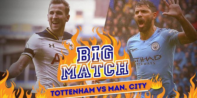 VIDEO: Tottenham Hotspur Vs Manchester City, Duel Dua Striker Haus Gol
