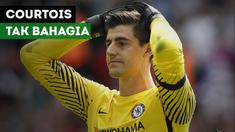 Thibaut Courtois ingin mendapatkan tantangan baru dan tak betah lagi di Chelsea.