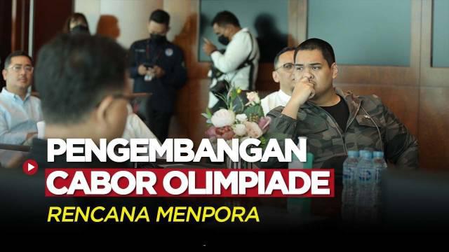 Berita Video, rencana Menpora dalam masa jabatannya dan pengembangan cabor berprestasi di Olimpiade