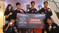 ExoG, tim Mobile Legends asal Pontianak, menjadi jawara pada turnamen Red Bull Rebellion Rising Star Challenge.  (FOTO / Red Bull)