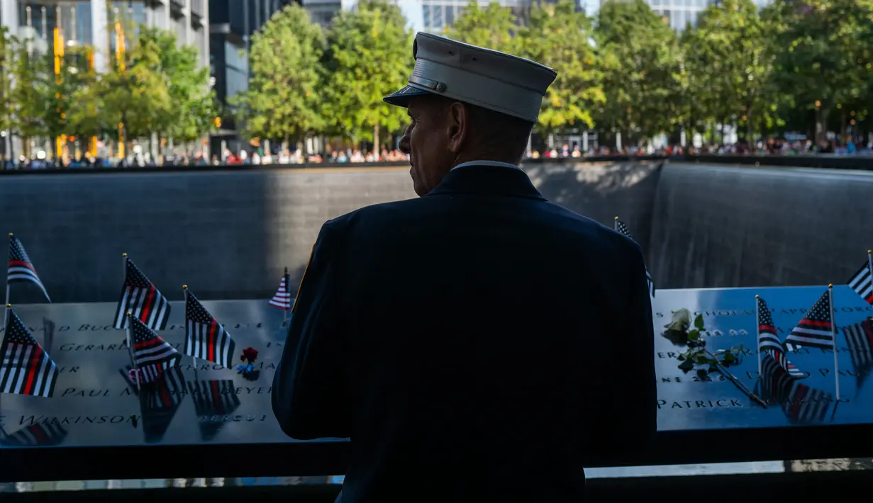 Menurut Program Kesehatan WTC sekitar 80.000 orang didiagnosis menderita kesehatan fisik dan mental. (Spencer Platt/Getty Images North America/Getty Images via AFP)