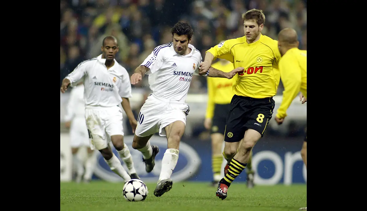 Kurang lebih dua tahun (2002-2004) bersama Dortmund, Torsten Frings (kanan) bermain sebanyak 47 kali dan hanya mengoleksi 10 gol. (Foto: AFP/Javier Soriano)