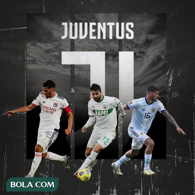 Manuel Locatelli, Houssem Aouar dan Rodrigo de Paul