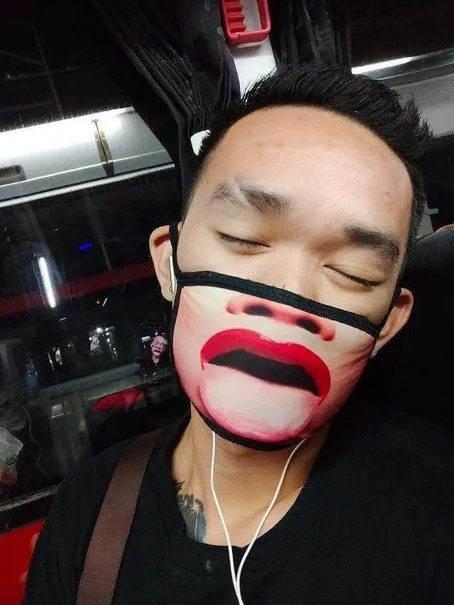 6 Desain Masker Ini di Luar Nalar, Cara Lucu Hadapi Polusi Udara