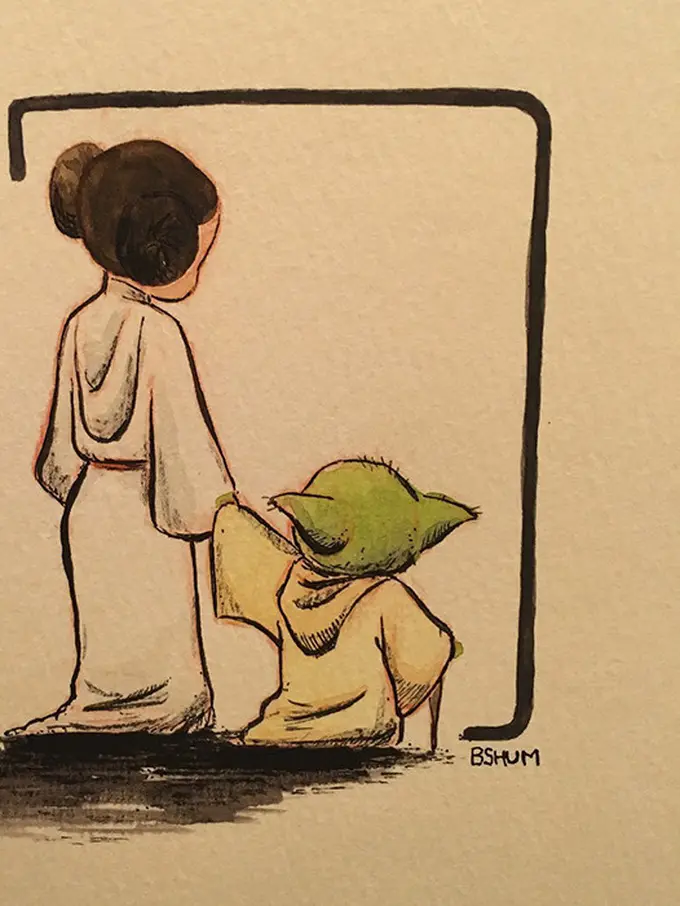 [Bintang] 10 Artwork untuk Carrie Fisher dari Seniman di Seluruh Dunia